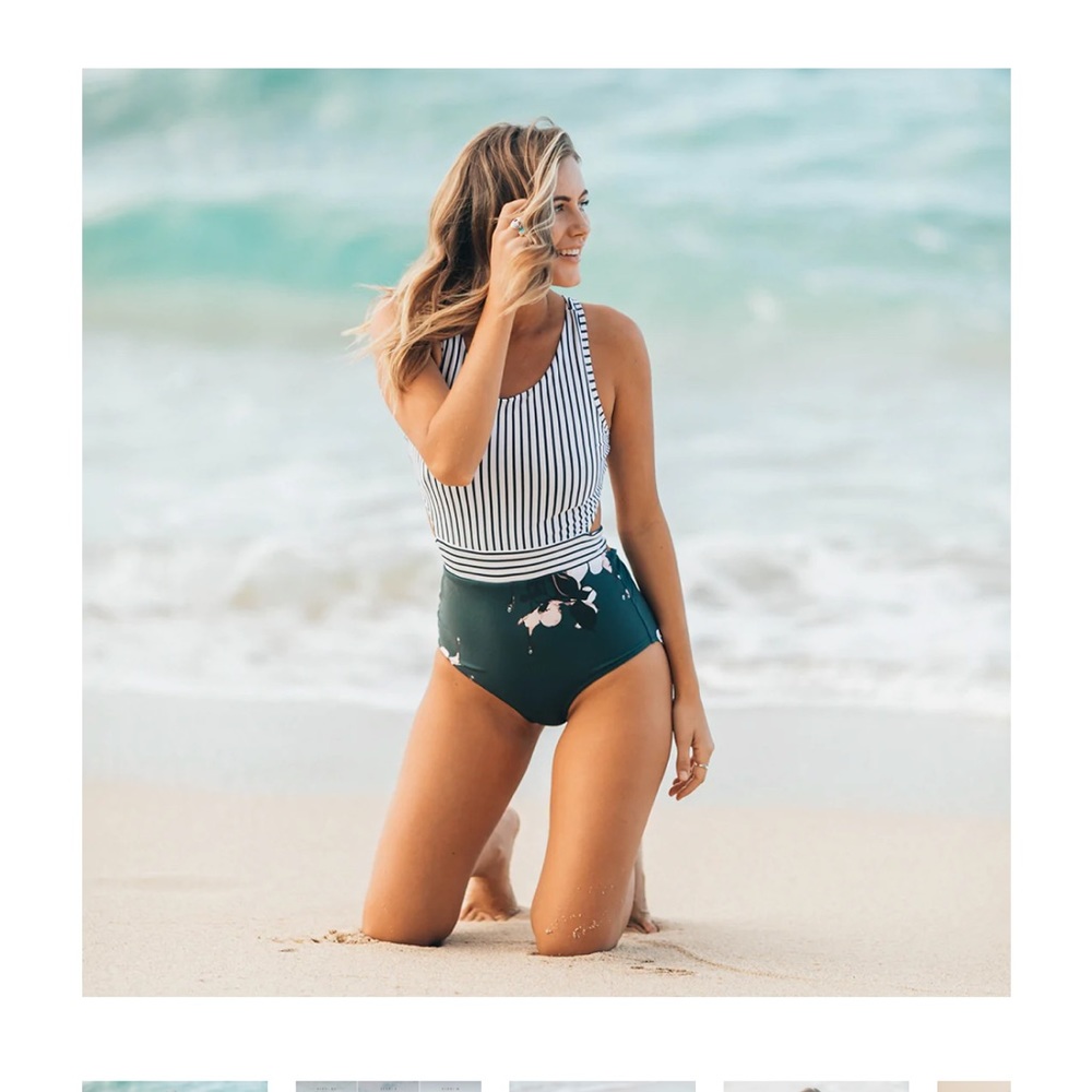 BON VOYAGE ONE-PIECE SWIMSUIT